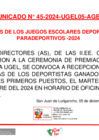 Vista preliminar de documento COMUNICADO N° 45 JEDPA -RECOJO DE DIPLOMAS JUEGOS DEPORTIVOS[R]