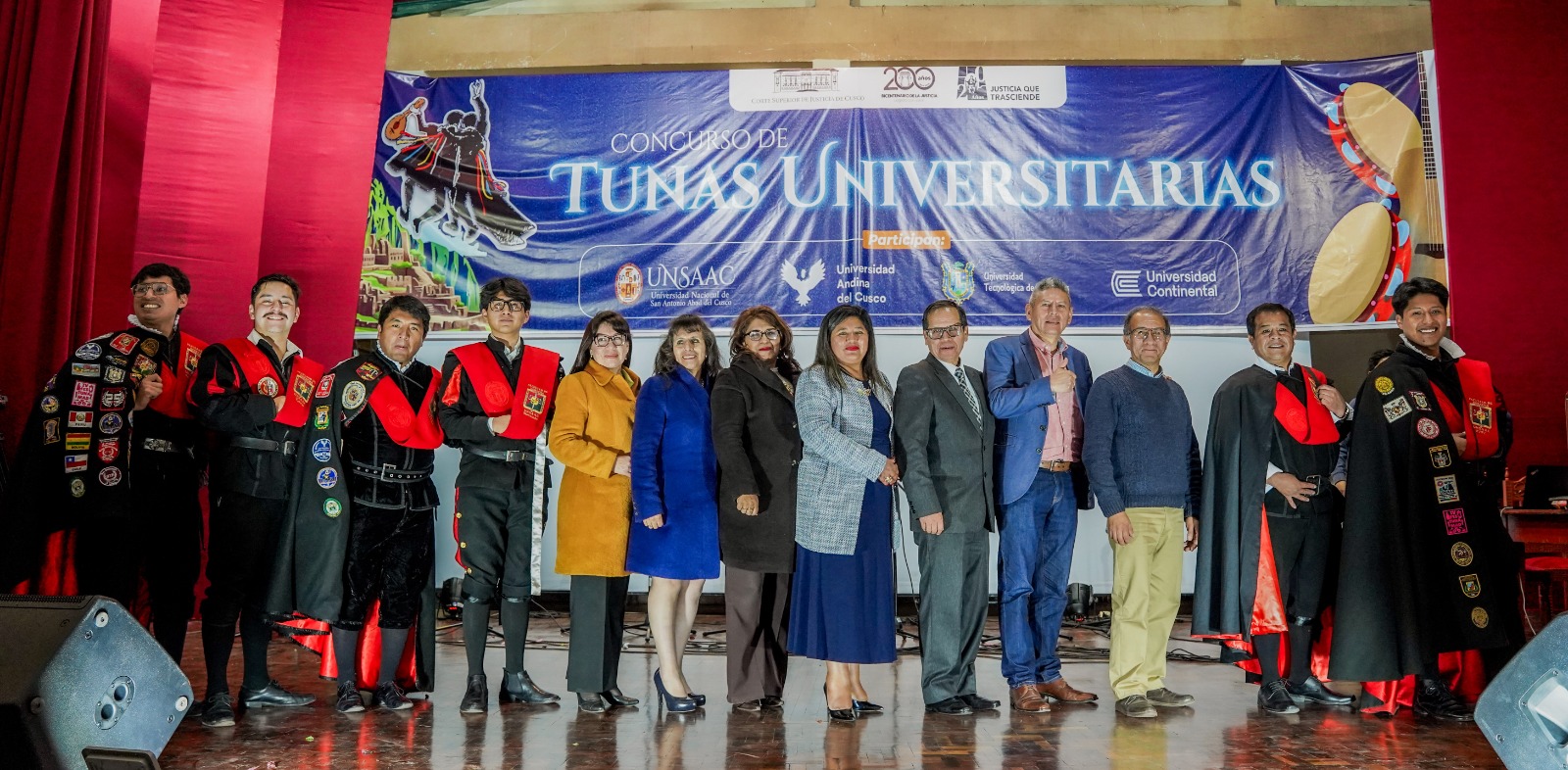 Cultura y Tradición se fusionan en el "Festival de Tunas" por el Bicentenario de la Corte Superior de Justicia de Cusco
