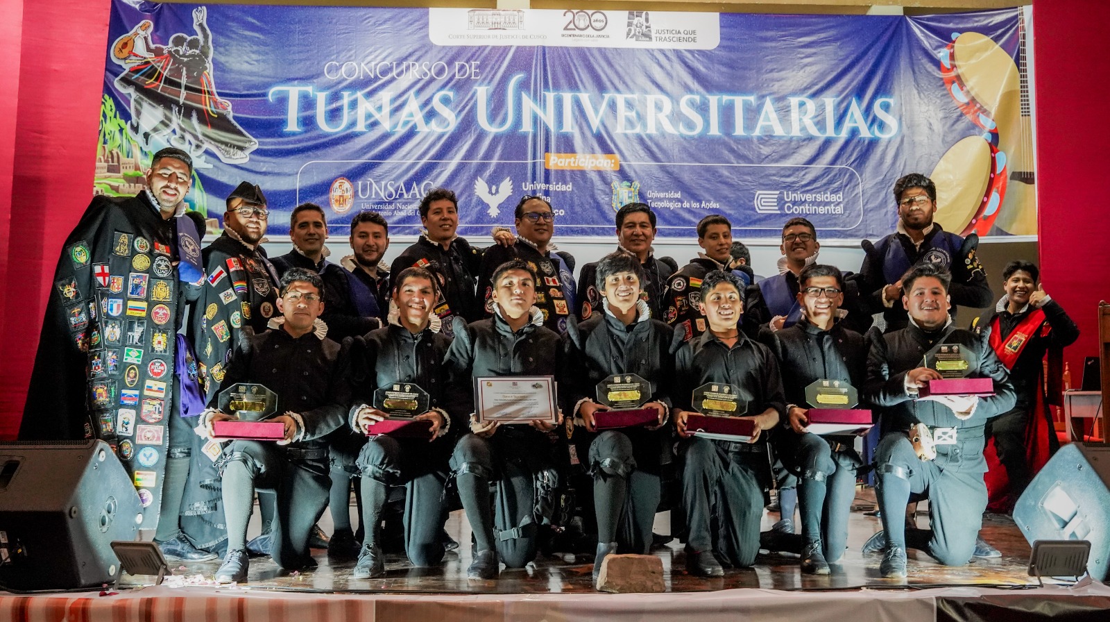 Cultura y Tradición se fusionan en el "Festival de Tunas" por el Bicentenario de la Corte Superior de Justicia de Cusco