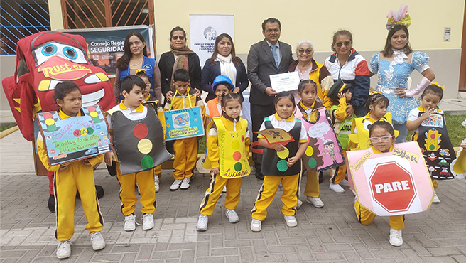 DREP participa de la educación vial en las escuelas para prevenir accidentes