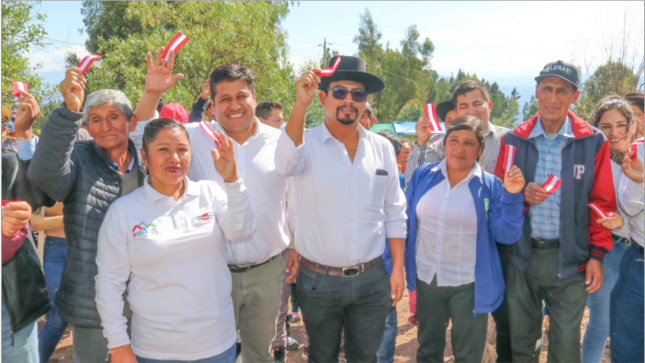 ¡Inauguración de reservorio para riego en Pacchancca!