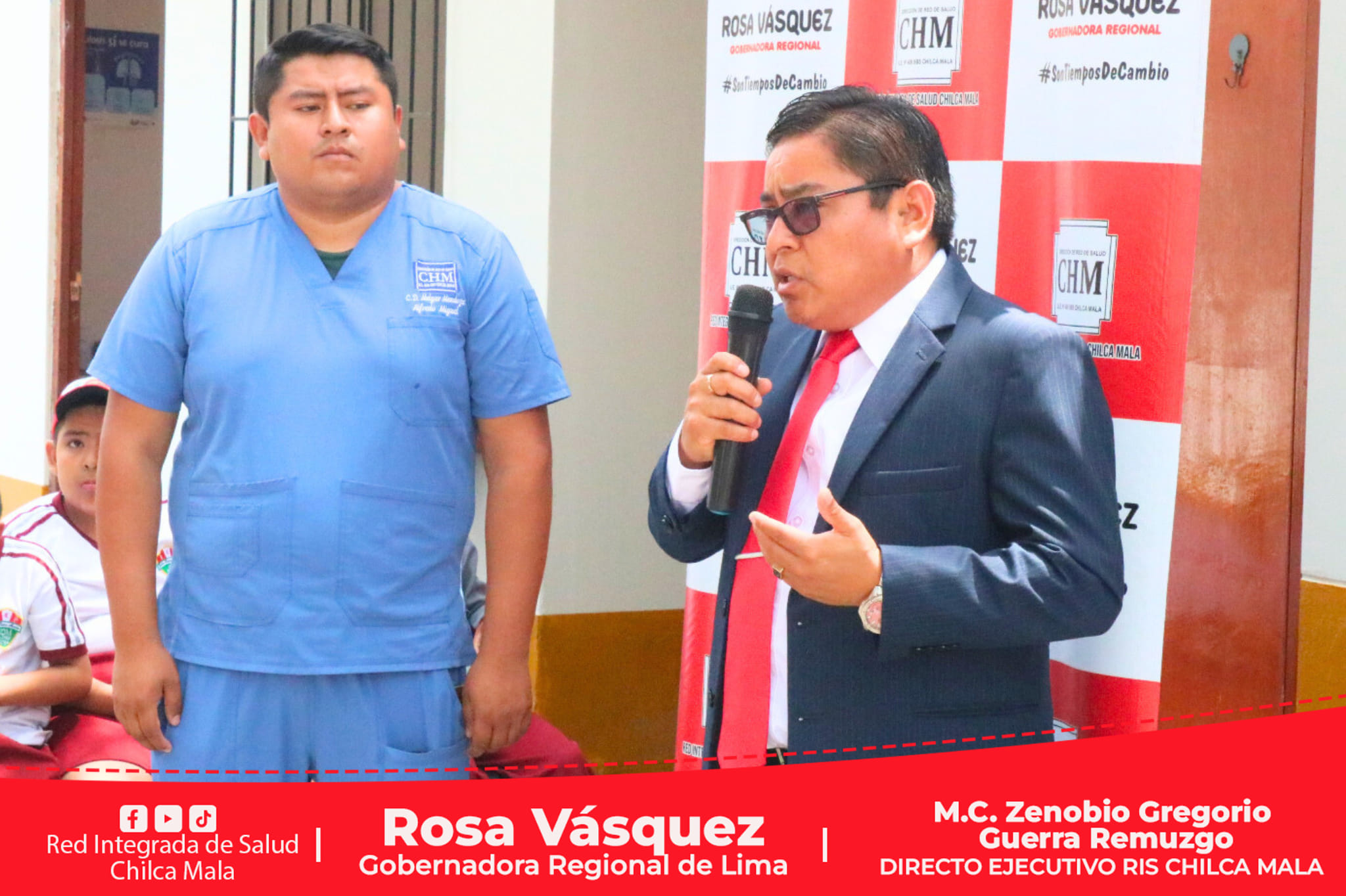 RIS Chilca Mala entrega más de 20 lentes en Santa Cruz de Flores