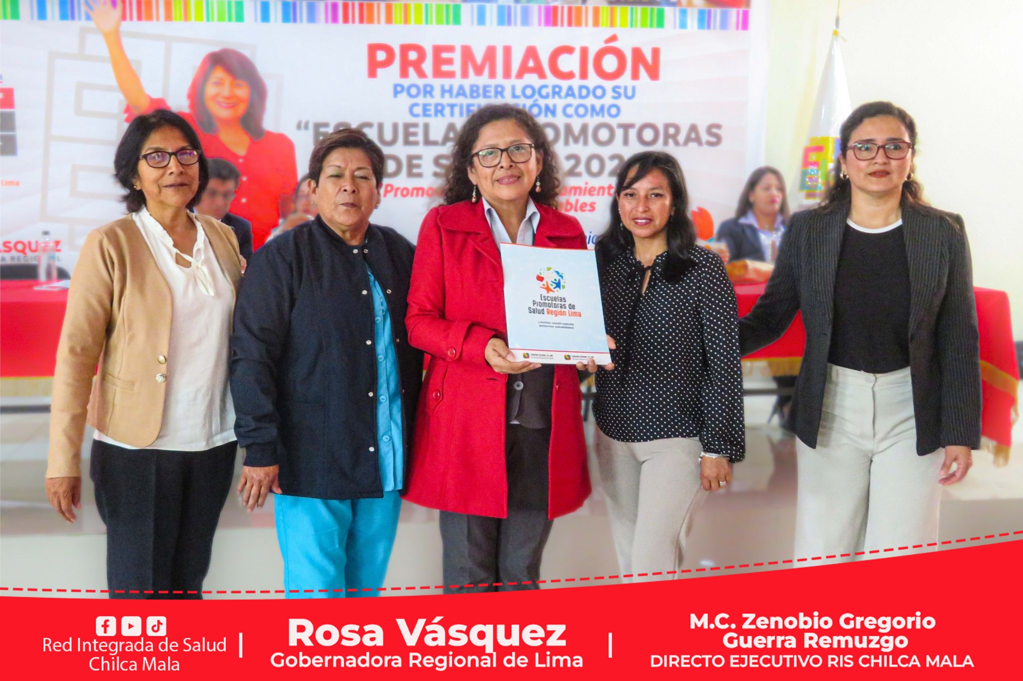 Diresa Lima reconoce a Escuelas Promotoras de Salud y Destaca el Trabajo Intersectorial