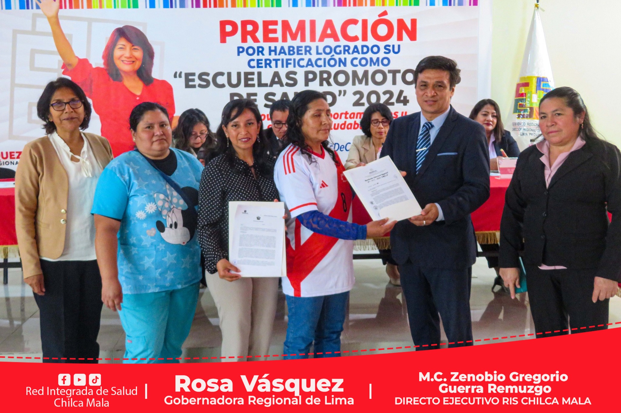 Diresa Lima reconoce a Escuelas Promotoras de Salud y Destaca el Trabajo Intersectorial
