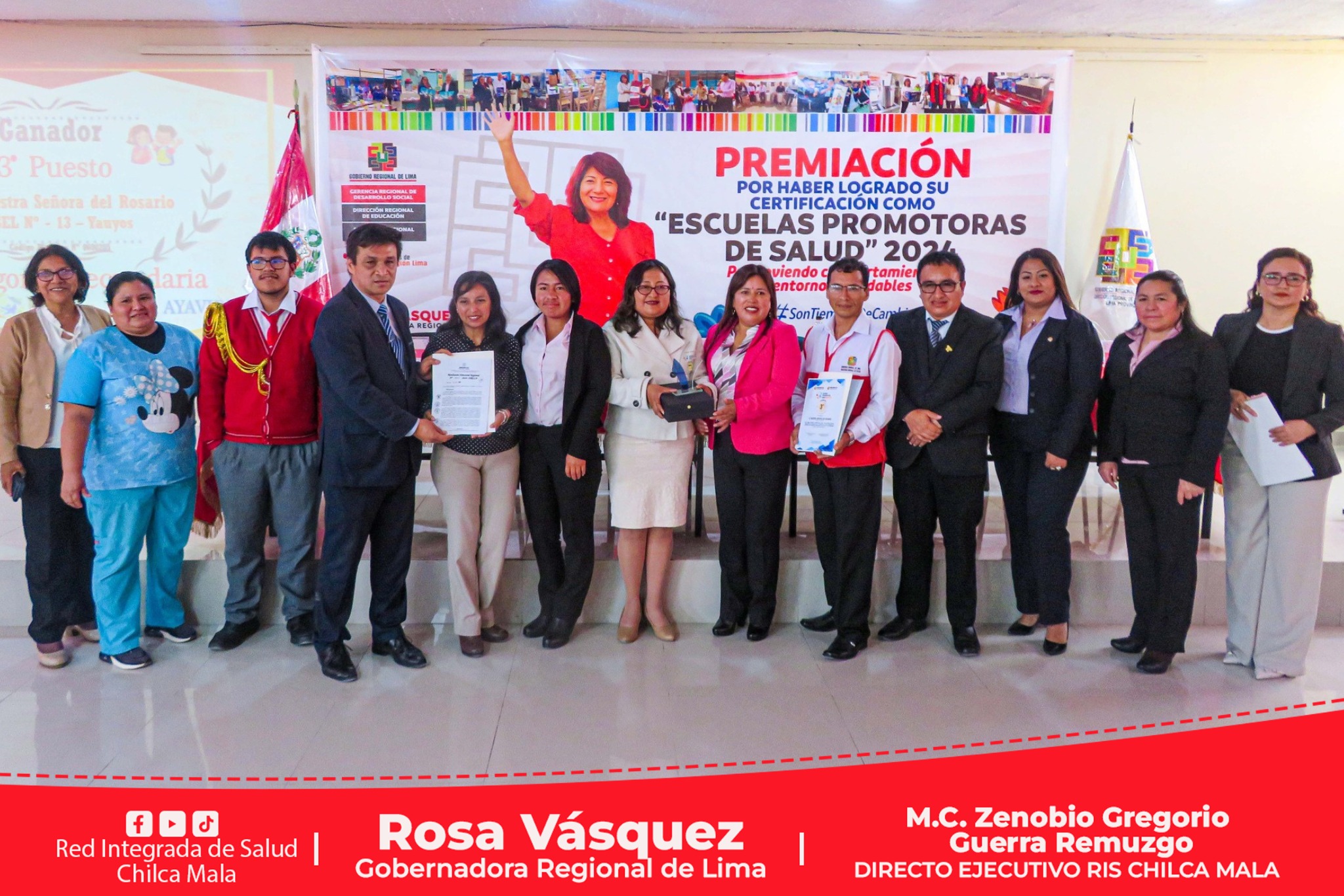Diresa Lima reconoce a Escuelas Promotoras de Salud y Destaca el Trabajo Intersectorial