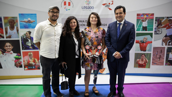 Paradeportistas fueron reconocidos en premiación a los mejores del año
