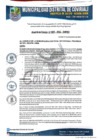 Vista preliminar de documento Acuerdo de Consejo N°125-2024-CMMDC, 27 de noviembre del 2024