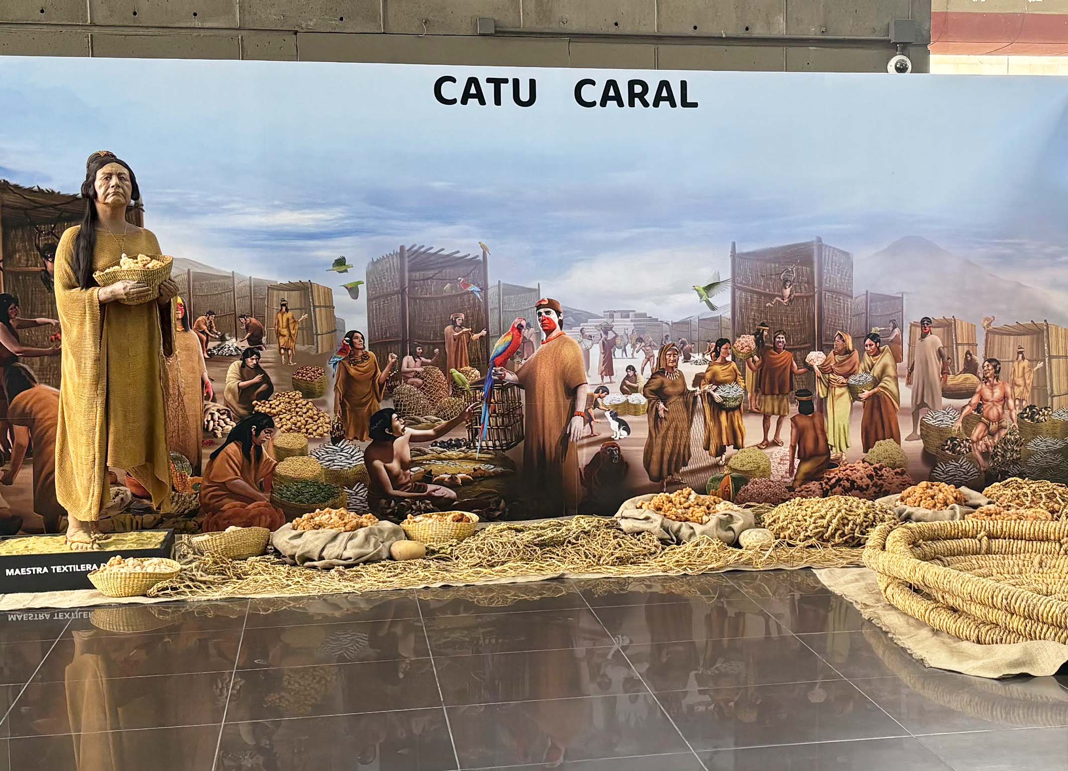 Exposición Caral en Ruraq Maki
