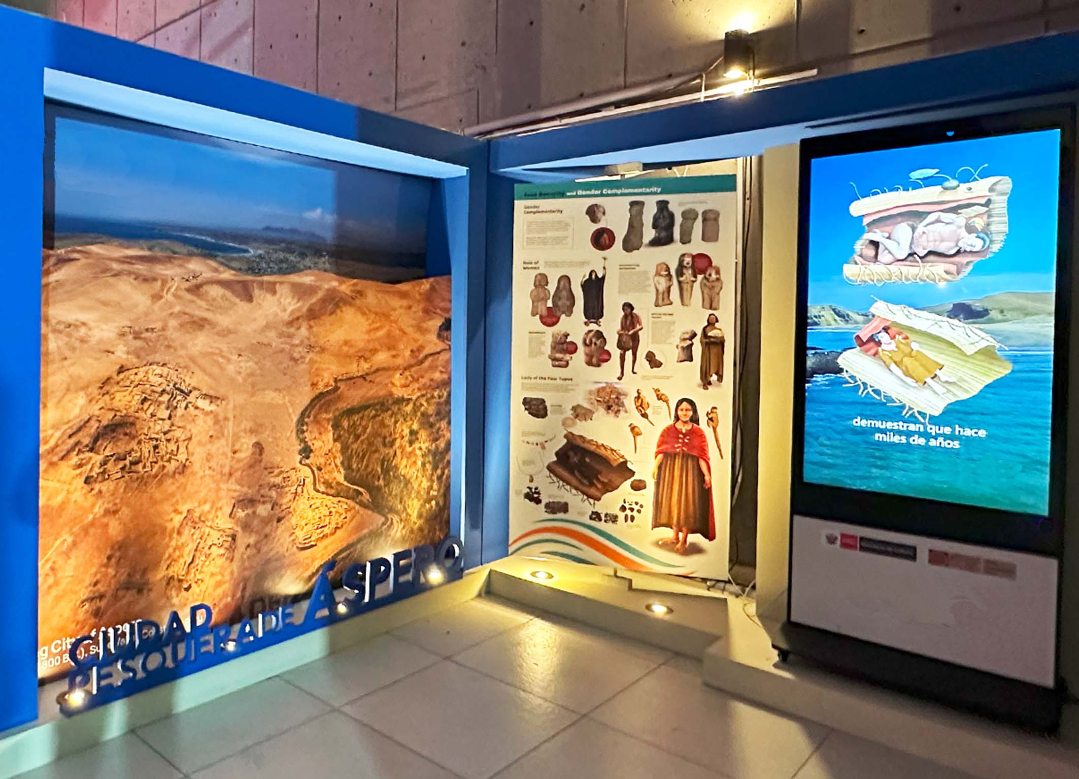 Exposición Caral en Ruraq Maki