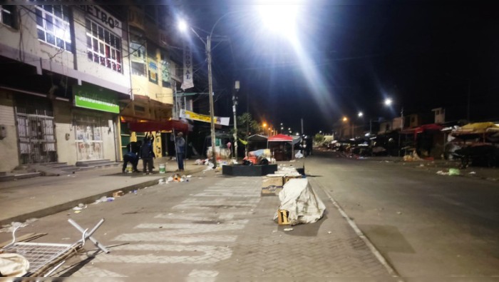 Retiro de comercio ambulatorio