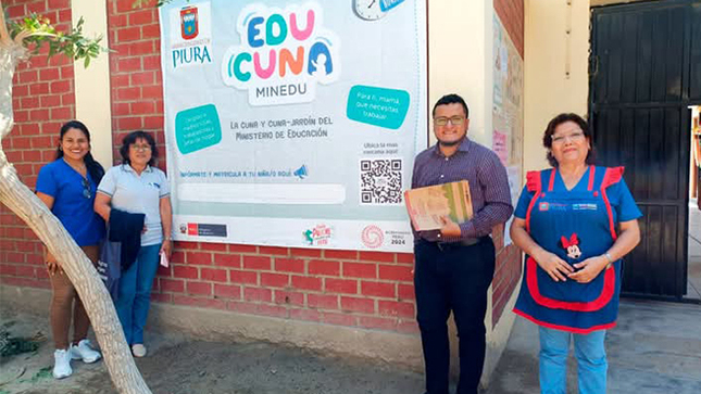 EduCunas” beneficia a 200 niños en Piura, promoviendo su desarrollo y combatiendo la anemia.