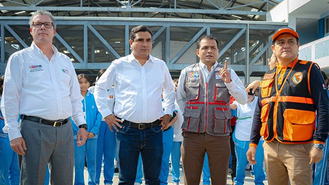 Simulacro nacional multipeligro: autoridades destacan preparación ante emergencias