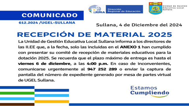 Comunicado 612-2024