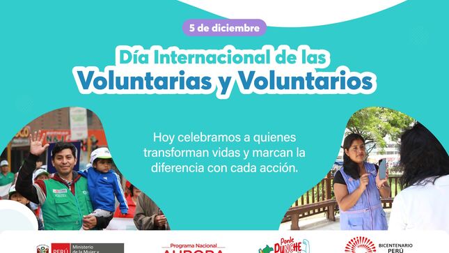 🗓️¡Día Internacional de las Voluntarias y Voluntarios! 🙌💜