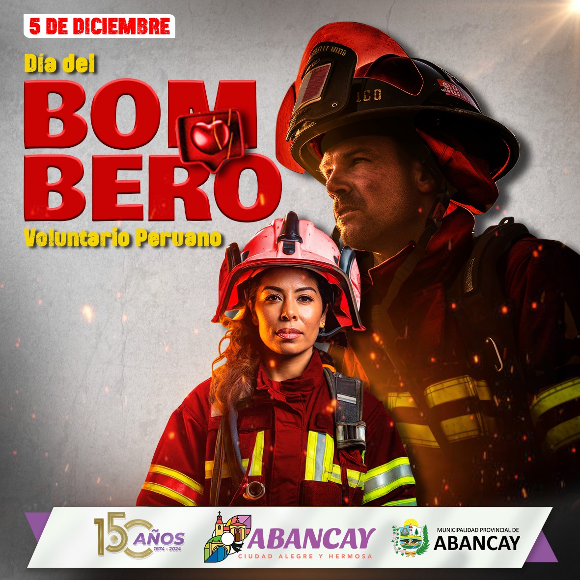 💯¡Feliz Día Del Bombero Peruano!