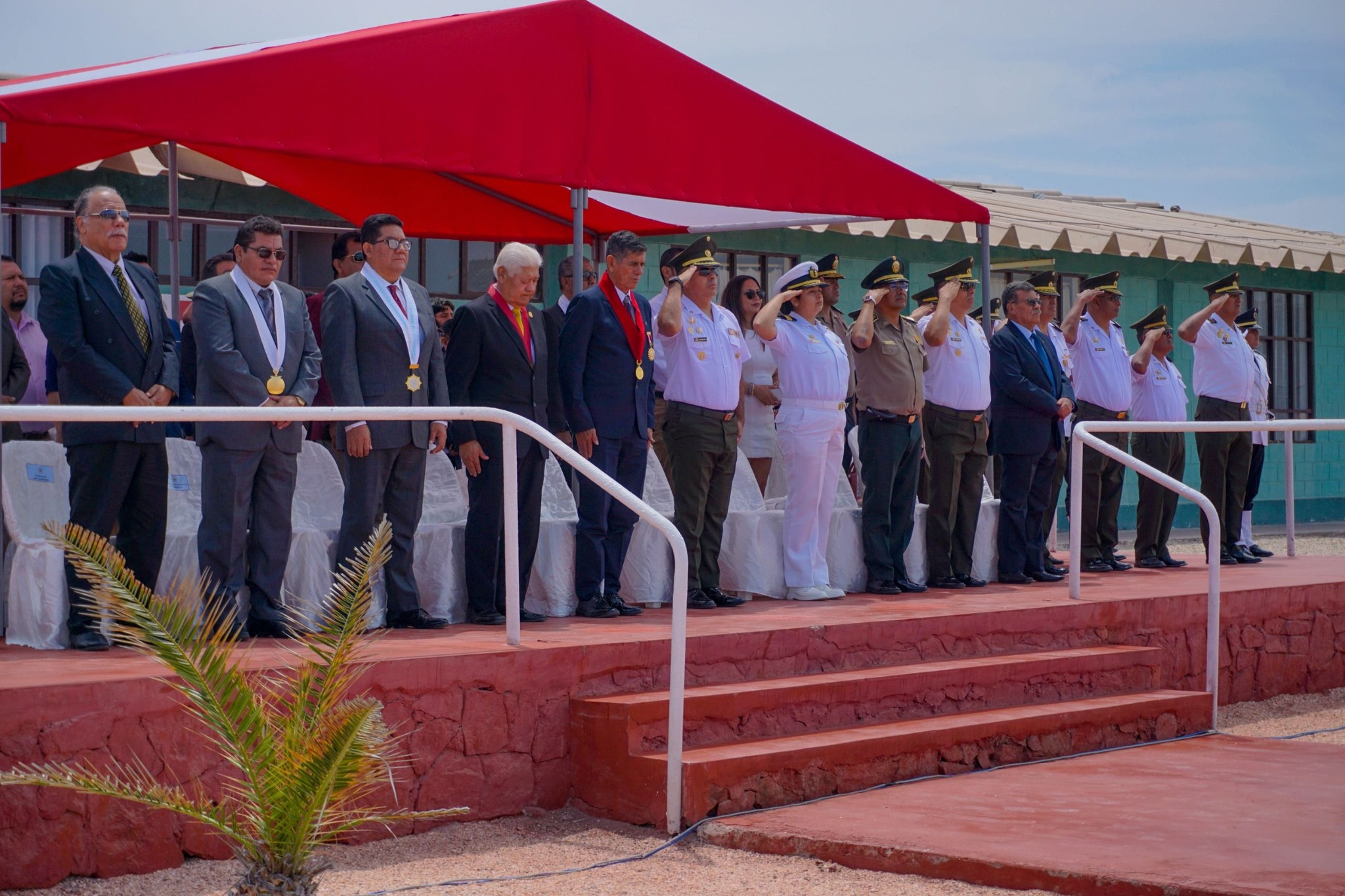 Con la participación del teniente alcalde de Ilo, Carlos Mamani Tellez y regidor Fredy Flores Zavala.