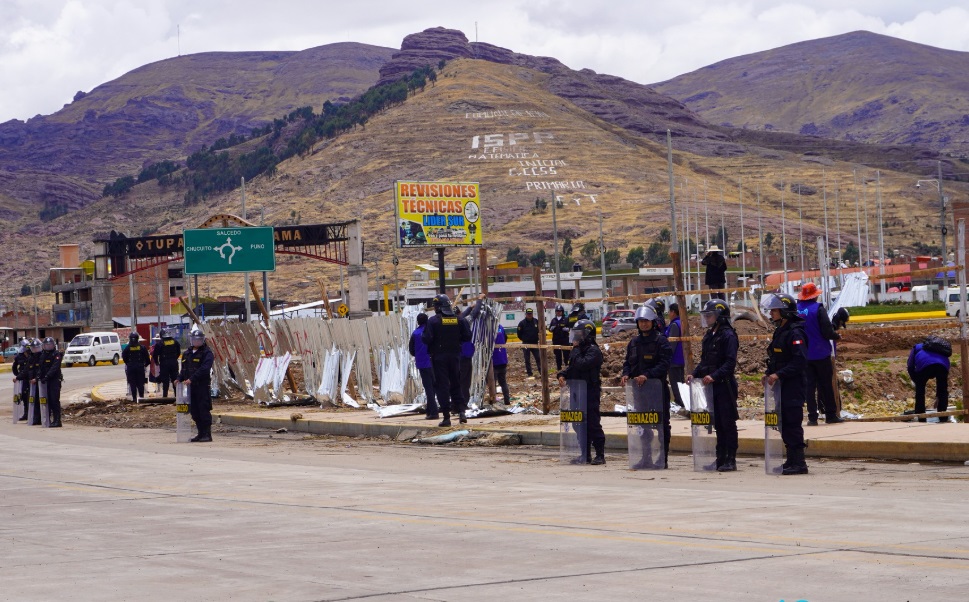 Municipalidad de Puno recupera áreas públicas y paraliza obras sin autorización
