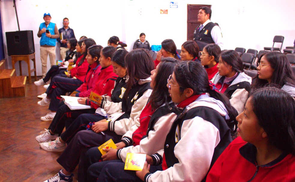 La Municipalidad Provincial de Puno impulsa talleres de sensibilización en colegios en coordinación con la UGEL Puno