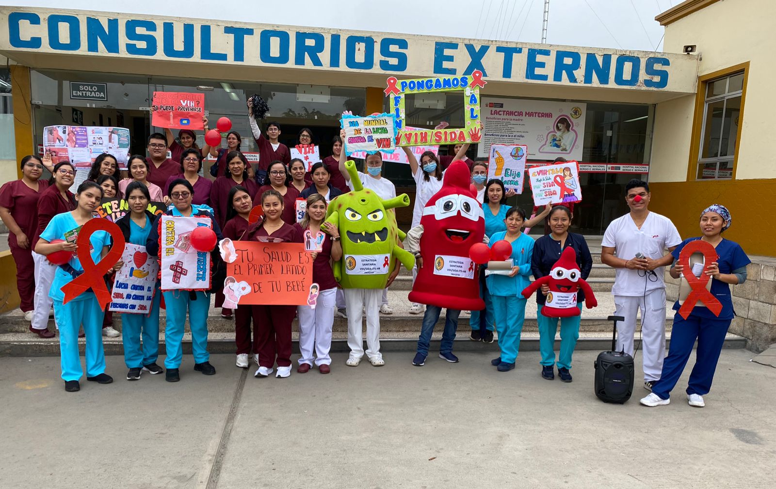 campaña de Salud por el Día Mundial de la Lucha contra el VIH-SIDA