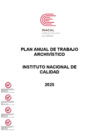 Vista preliminar de documento PLAN ANUAL DE TRABAJO DE ARCHIVO  2025 - RPE 019-2024-INACAL-PE