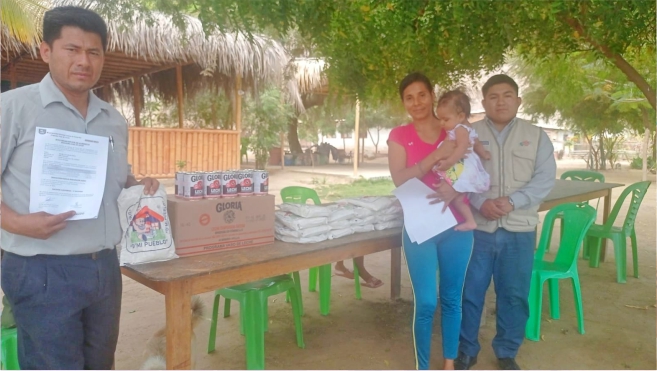 Foto Se realizo entrega de insumos del programa del vaso de leche