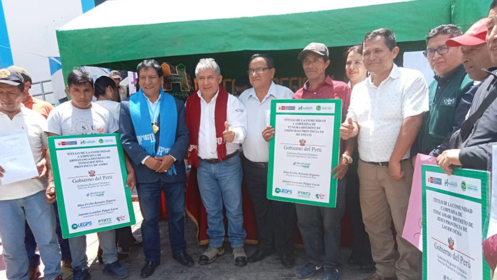 títulos de propiedad comunal
