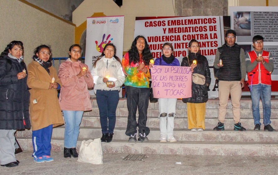 Instancia Provincial realiza vigilia y conversatorio en conmemoración al Día Internacional de la Eliminación de la Violencia contra la Mujer