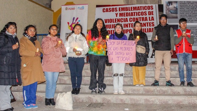 Instancia Provincial realiza vigilia y conversatorio en conmemoración al Día Internacional de la Eliminación de la Violencia contra la Mujer