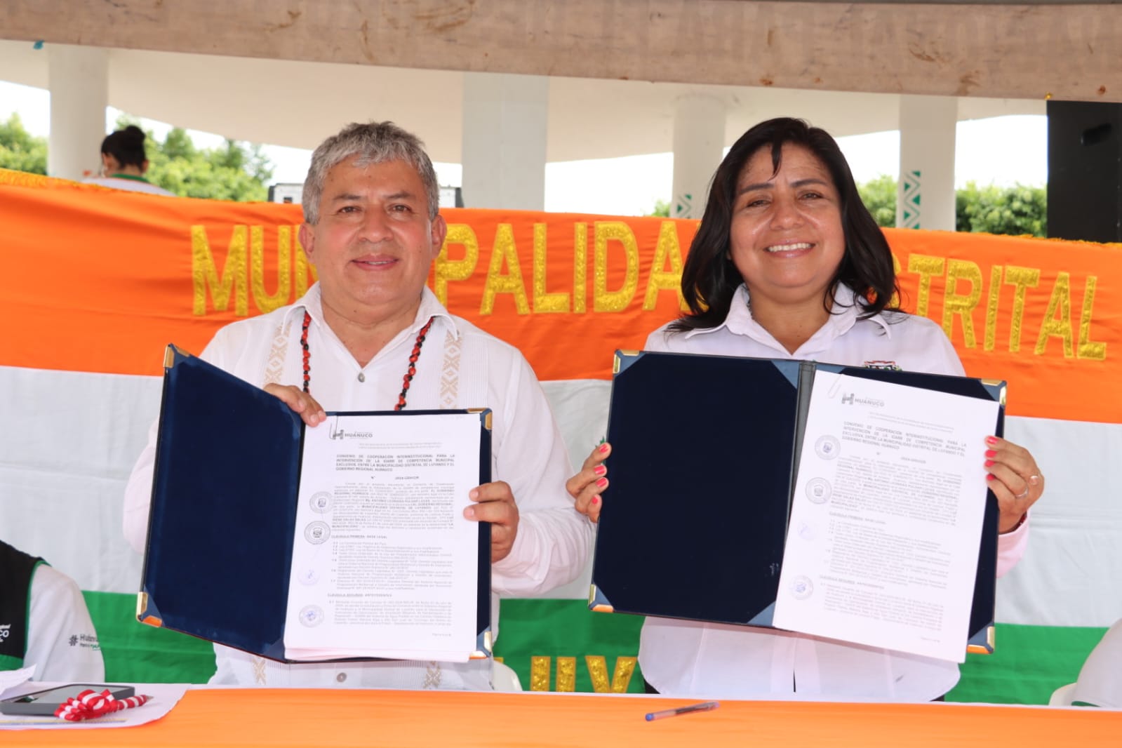 FIRMA DE CONVENIO PARA PROYECTO DE AGUA DE TRES LOCALIDADES DE LUYANDO