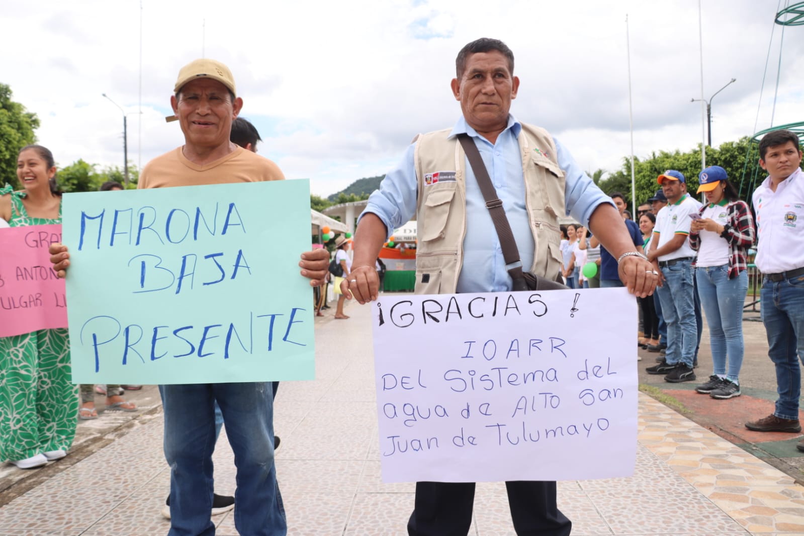 FIRMA DE CONVENIO PARA PROYECTO DE AGUA DE TRES LOCALIDADES DE LUYANDO