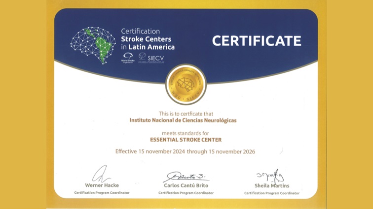 Certificado del ACV