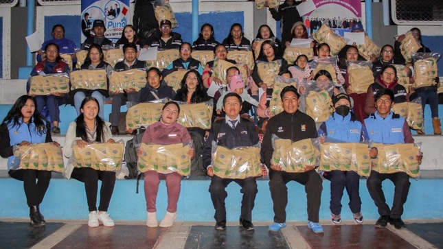 Más de 800 niños fueron beneficiados con la distribución de harina de cañihua para combatir la anemia