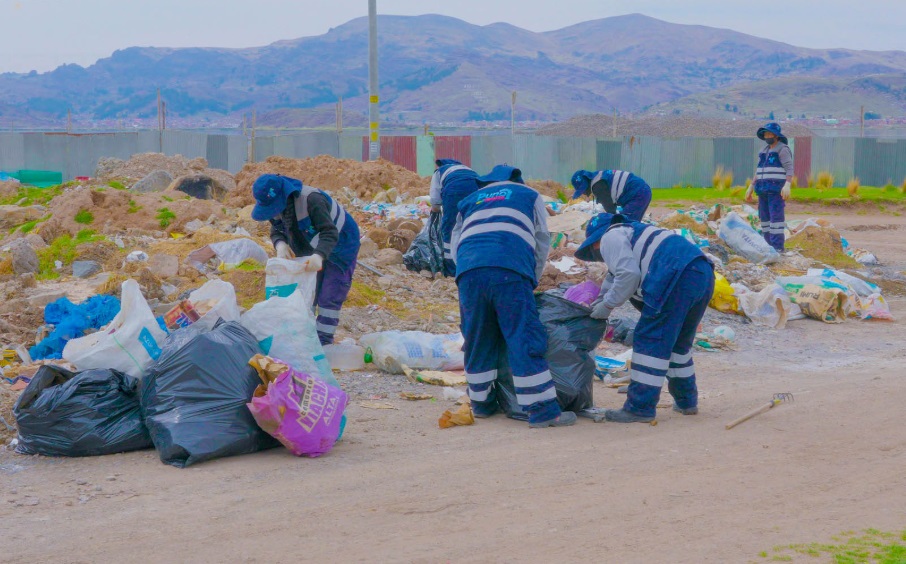 Municipalidad Provincial de Puno intensifica acciones para erradicar puntos críticos de residuos sólidos