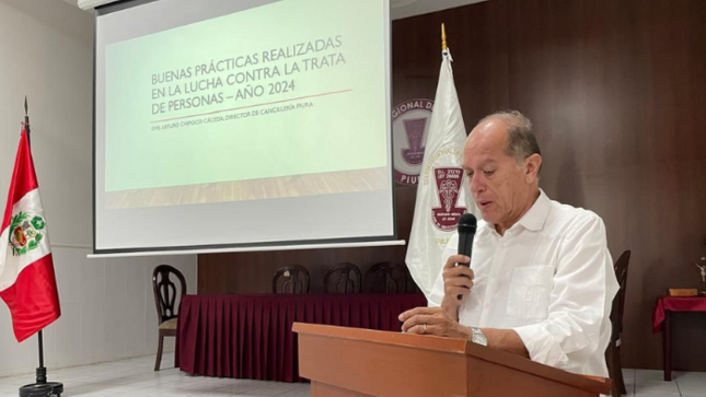 Destacan compromiso de Cancillería Piura contra la trata de personas