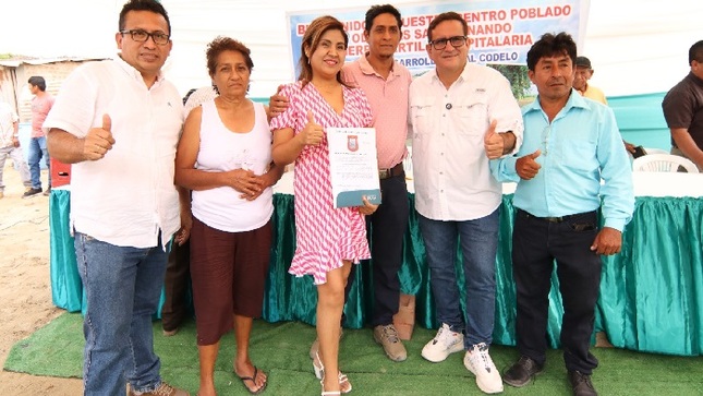 Entregan títulos de propiedad en Olivares San Fernando
