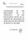 Vista preliminar de documento RESULTADOS DE ENTREVISTA CAS