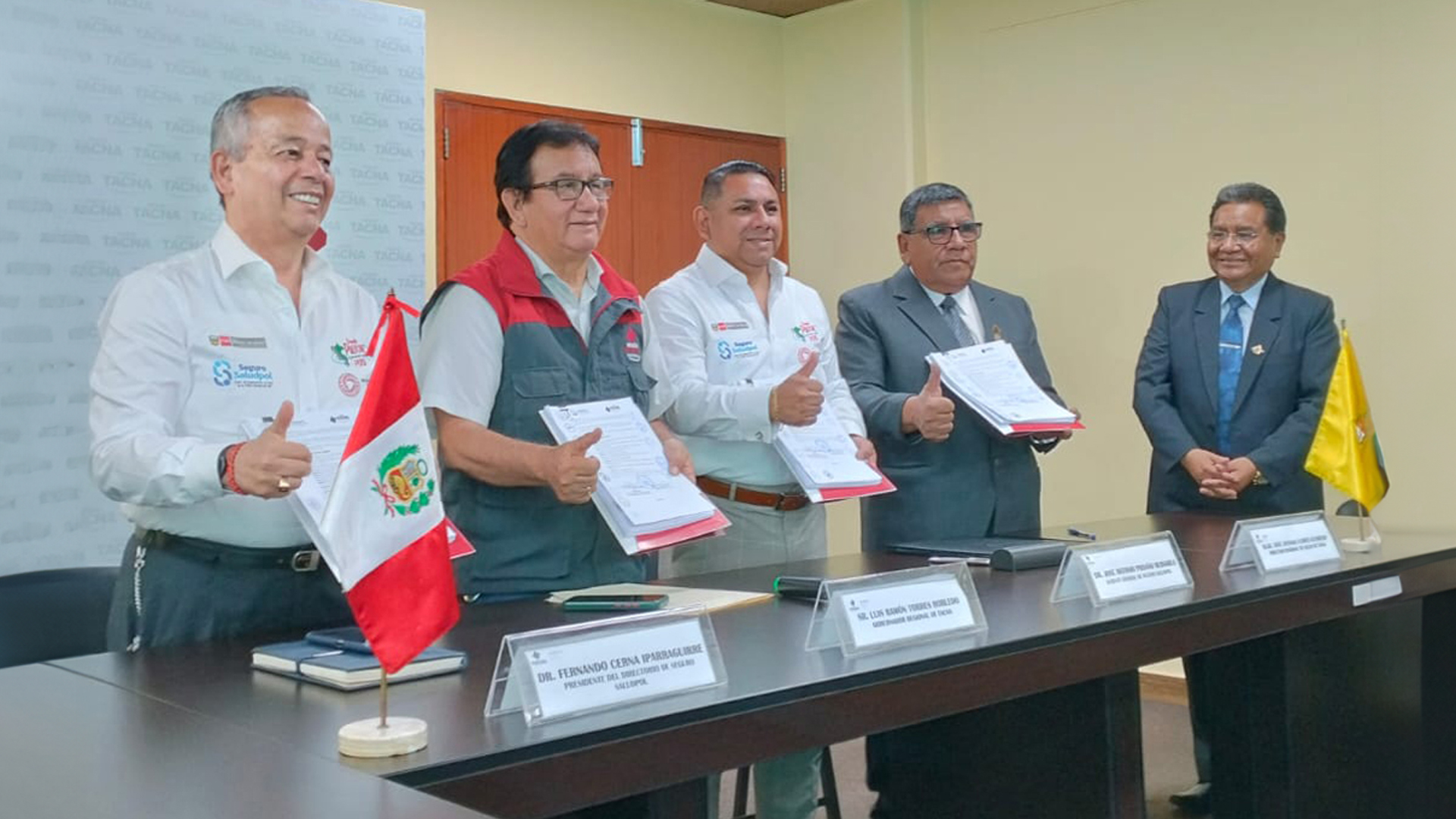 Familia policial de Tacna se beneficia con firma de convenio