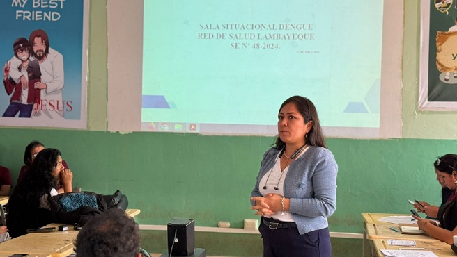 Red de Salud Lambayeque y Gerencia Regional de Salud refuerza medidas preventivas para la enfermedad del Dengue