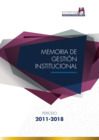 Vista preliminar de documento Memoria de Gestión Institucional 2011 - 2018