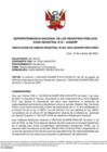 Vista preliminar de documento Resolución de la Unidad Registral N° 604-2024-SUNARP-ZRIX/UREG