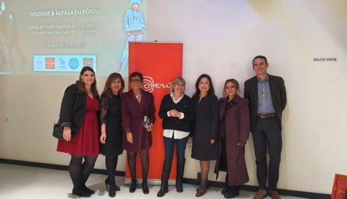 Embajada del Perú en Suiza organizó desfile de modas “Vicuña y Alpaca del Perú”