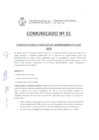 Vista preliminar de documento COMUNICADO N° 001-2024-Proceso de Nombramiento CLAS 2024