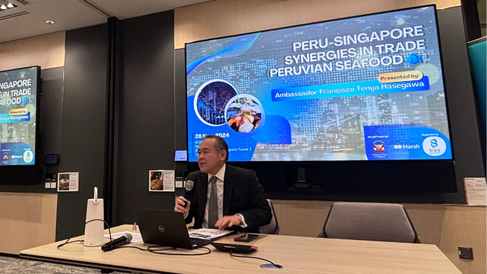 Presentan las ventajas competitivas de los productos marinos peruanos en Singapur