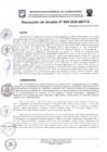 Vista preliminar de documento Resolución de Alcaldía N.º 889-2024-MDT-A