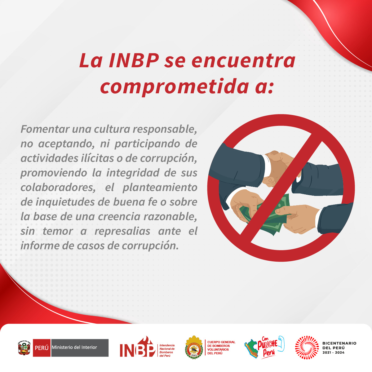 al servicio de los Bomberos Voluntarios y la ciudadanía, cumpliendo con sus funciones de manera efectiva y transparente.