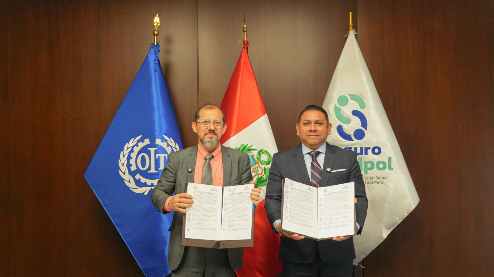 OIT y Seguro Saludpol firman Convenio de Cooperación Interinstitucional
