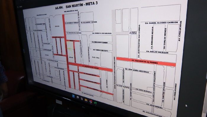 Proyecto de pistas y veredas