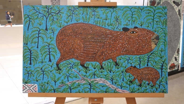 El arte de los capibaras llegó a Ruraq maki. Tajimat pujut