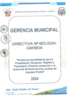 Vista preliminar de documento DIRECTIVA N° 003-2024-GM/MDA