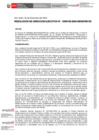 Vista preliminar de documento Resolución Directoral Ejecutiva